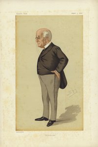 James Manby Gully, MD, Idropatia, Caricatura di Vanity Fair (litografia a colori) da Leslie Matthew Ward
