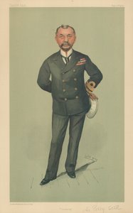Capitano Percy Scott, artiglieria, 17 settembre 1903, caricatura di Vanity Fair da Leslie Matthew Ward