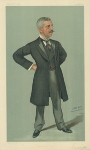 Colonnello Francis Reginald Wingate, nel campo del Madhi, 9 settembre 1897, caricatura di Vanity Fair da Leslie Matthew Ward