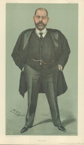 Dr Robert Henry Scanes Spicer, Rinologia, 20 marzo 1902, caricatura di Vanity Fair da Leslie Matthew Ward