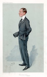 Guglielmo Marconi, fisico e inventore italiano e pioniere della telegrafia senza fili da Leslie Matthew Ward