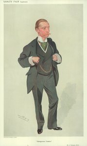 Harold J Tennant, MP, Mestieri pericolosi, 23 dicembre 1909, caricatura di Vanity Fair da Leslie Matthew Ward