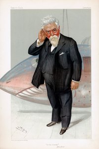Hiram Stevens Maxim, inventore e ingegnere britannico di origine americana, 1904 da Leslie Matthew Ward