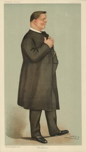 James Edward Cowell Weldon, il vescovo designato di Calcutta, Calcutta, 17 novembre 1898, caricatura di Vanity Fair da Leslie Matthew Ward