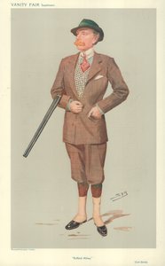 Lord John Savile, Rufford Abbey, 15 aprile 1908, caricatura di Vanity Fair da Leslie Matthew Ward