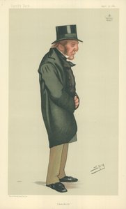 Lord Tollemache, Cheshire, 30 aprile 1881, cartone animato di Vanity Fair da Leslie Matthew Ward