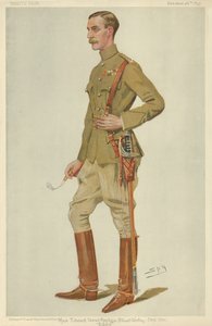 Maggiore Edward James Montagu Stuart-Wortley, Eddie, 26 ottobre 1899, caricatura di Vanity Fair da Leslie Matthew Ward