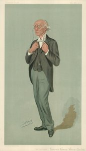 Mr F W Warre-Cornish, Il Vice-Rettore di Eton, Il Vice-Rettore, 26 settembre 1901, caricatura di Vanity Fair