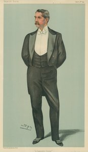 Mr Henry White, un cugino diplomatico, 2 marzo 1899, caricatura di Vanity Fair da Leslie Matthew Ward