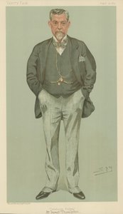 Mr James Thompson, Caledonian Railway, 15 agosto 1895, caricatura di Vanity Fair da Leslie Matthew Ward