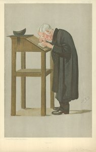 Mr W A Spooner, Spooner, 21 aprile 1898, caricatura di Vanity Fair da Leslie Matthew Ward