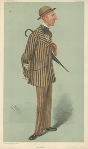 Mr William Crawfurd Stirling-Stuart, il cappellaio, 23 giugno 1904, caricatura di Vanity Fair da Leslie Matthew Ward