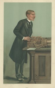 Mr William St John Fremantle Brodrick, Guerra, 18 luglio 1901, caricatura di Vanity Fair da Leslie Matthew Ward