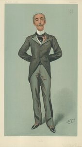 Sir Albert Edward Sassoon, Hyde, 1 febbraio 1900, caricatura di Vanity Fair da Leslie Matthew Ward