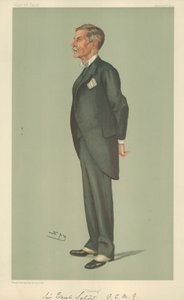 Sir Ernest Satow, Pechino, 23 aprile 1903, caricatura di Vanity Fair da Leslie Matthew Ward