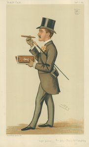 Sir John Christopher Willoughby, High Princes, 6 settembre 1884, caricatura di Vanity Fair