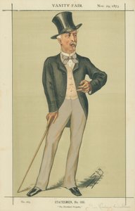 Sir Richard Wallace, La Proprietà Hertford, 29 novembre 1873, caricatura di Vanity Fair