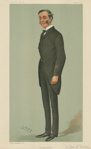 Sir Thomas Henry Sanderson, Affari Esteri, 10 novembre 1898, caricatura di Vanity Fair da Leslie Matthew Ward
