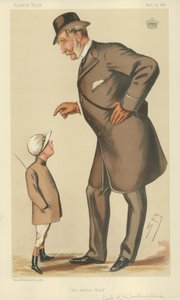 Il conte di Westmoreland, il conte affabile, 10 novembre 1883, caricatura di Vanity Fair da Leslie Matthew Ward