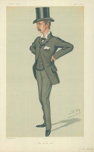 Il giovane Edward Stanhope MP, 12 aprile 1879, caricatura di Vanity Fair da Leslie Matthew Ward