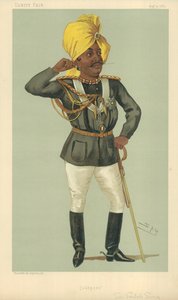 Il Maraj Sir Pertab Sing, Jodhpore, 27 agosto 1887, caricatura di Vanity Fair da Leslie Matthew Ward