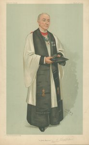 Il Rev. Edgar Sheppard, un grande celebrante di matrimoni, 24 marzo 1904, caricatura di Vanity Fair da Leslie Matthew Ward