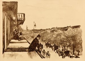 Terrazza del caffè Unter den Linden da Lesser Ury