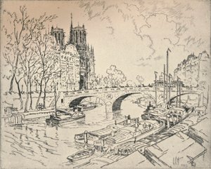La Senna a Notre Dame da Lester George Hornby