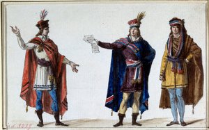 Rivoluzione francese: costumi dei magistrati repubblicani. Stampe dei fratelli Lesueur