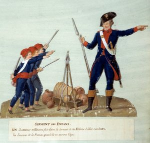 Rivoluzione francese del 1789: Il giuramento dei bambini da Lesueur Brothers