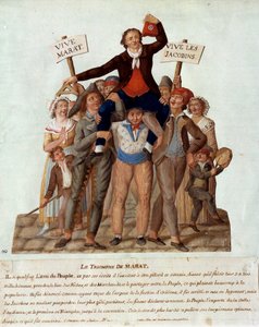 Rivoluzione francese: il trionfo di Marat da Lesueur Brothers
