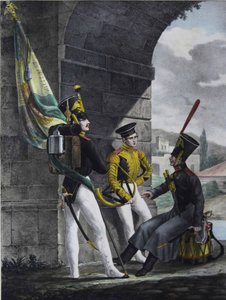 Podpraporshchik, Tamburino e Cornista del Reggimento della Guardia Finlandese