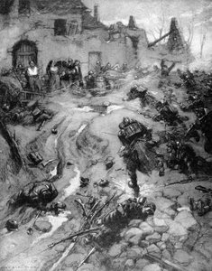 Le nostre truppe prendono Steinbach, Alsazia, Prima Guerra Mondiale, 1915