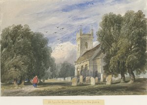 Chiesa di Bradley-in-the-Moors: acquerello, nd [c1830-1840]