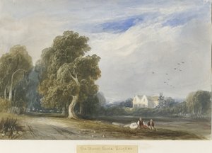 Kingstone - La Casa Padronale, c.1830-1840 da Lewis John Wood