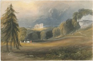 Wootton Lodge, c.1830-1840 da Lewis John Wood
