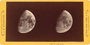 "Vista della Luna", 1860 (foto) da Lewis Morris Rutherfurd