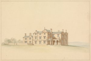 Progetto per una Villa Tudor da Lewis Vulliamy