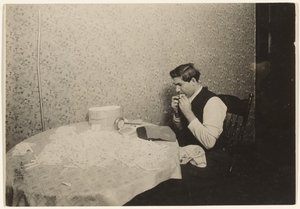 Rolling Cigarettes in N.Y. Tenement/[Homework]