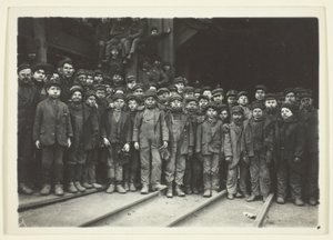 I ragazzi del Breaker da Lewis Wickes Hine