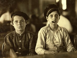 Fabbricanti di sigari, Tampa, Florida, 1909 da Lewis Wickes Hine