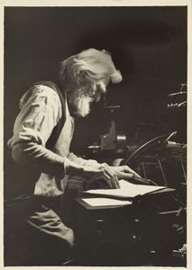 Stampatore a New York, 1905 da Lewis Wickes Hine