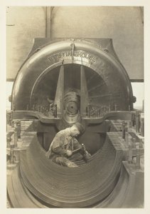 La turbina, centrale elettrica, New York City da Lewis Wickes Hine