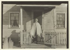Moglie, figlio e casa di un minatore della Pennsylvania da Lewis Wickes Hine
