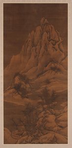 Paesaggio innevato dopo Guo Xi, dinastia Qing, 1702 da Li Yin