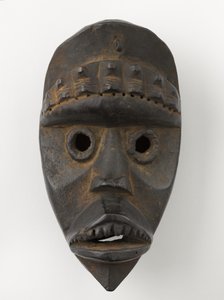 Maschera guerriera (Bugle) da Liberian Liberian