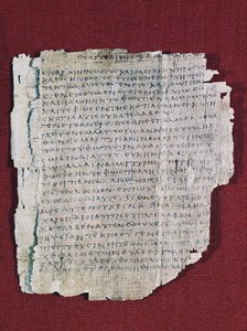 66 o Papiro Bodmer II, ca 200, codice quasi completo del Vangelo di Giovanni in greco, Biblioteca Bodmer, Ginevra, Svizzera da Unbekannt Unbekannt