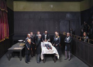 Anestesisti al lavoro (premiere operation avec anesthesie, anesthesiste) da Unbekannt Unbekannt