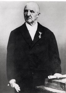 Anton Bruckner (1824-96) (foto b/n) da Unbekannt Unbekannt