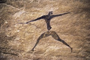 Arciere, pittura rupestre, Tassili n